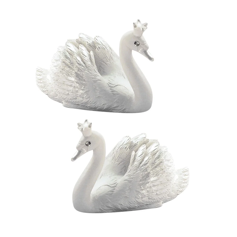 

2pcs Place Holder Table Number Clip Swan Shape Note Meno Holder Clip for Home Party Banquets