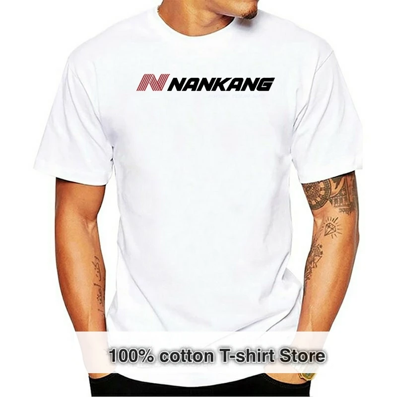 

Новая модная футболка Nankang с принтом логотипа, Мужская футболка в стиле панк, летняя футболка из хлопка