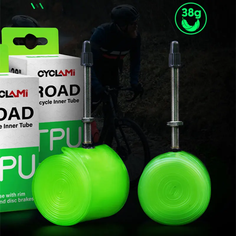 

CYCLAMI Ultralight Bike Inner Tube 26 27.5 29 Inches MTB Bicycle TPU Material Tire 45mm French Valve Super Light Anti-Oxidation