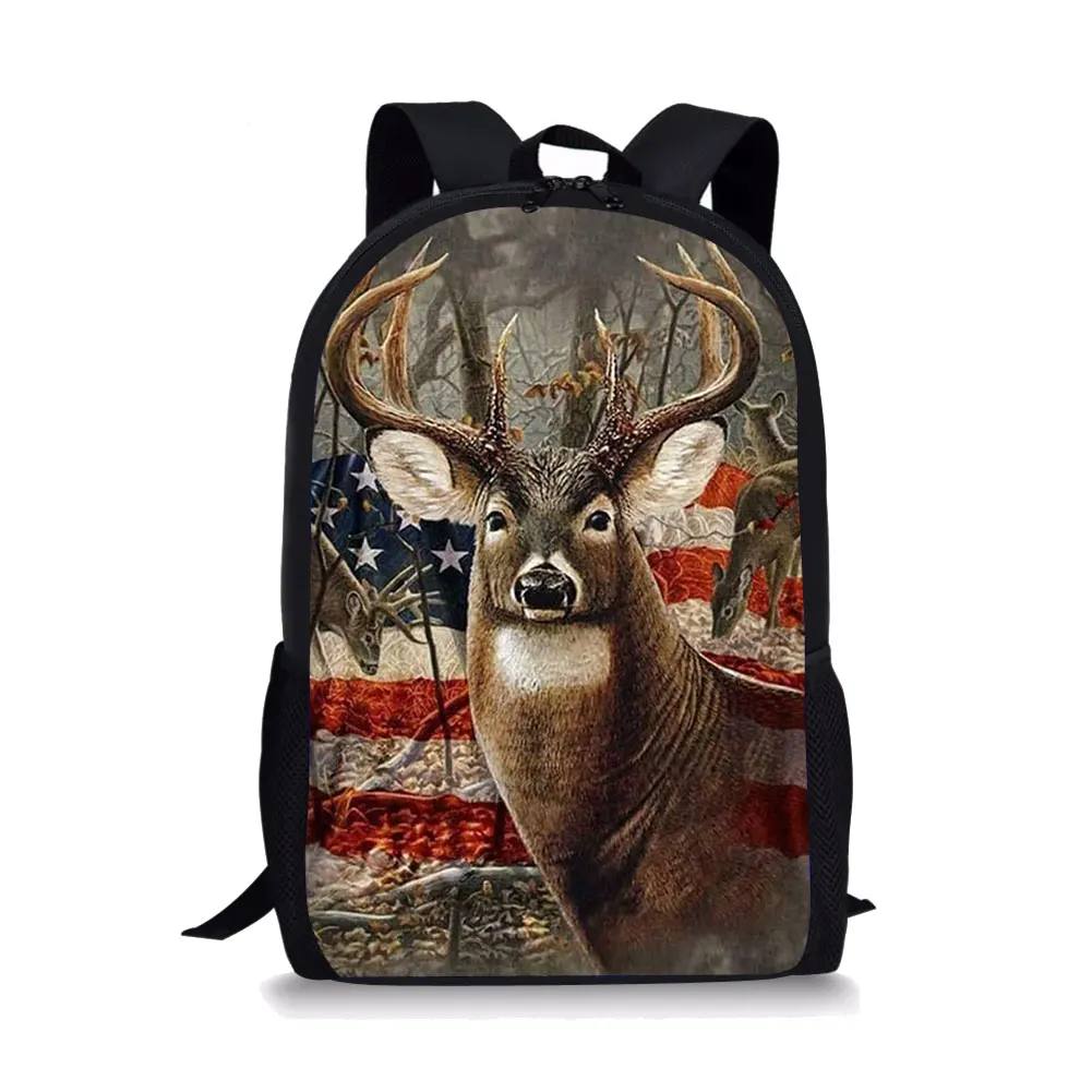 American Flag Animal Pattern Children's School Backpack Multifunctional Mochila Infantil Swanky Students Satchel Free Shipping