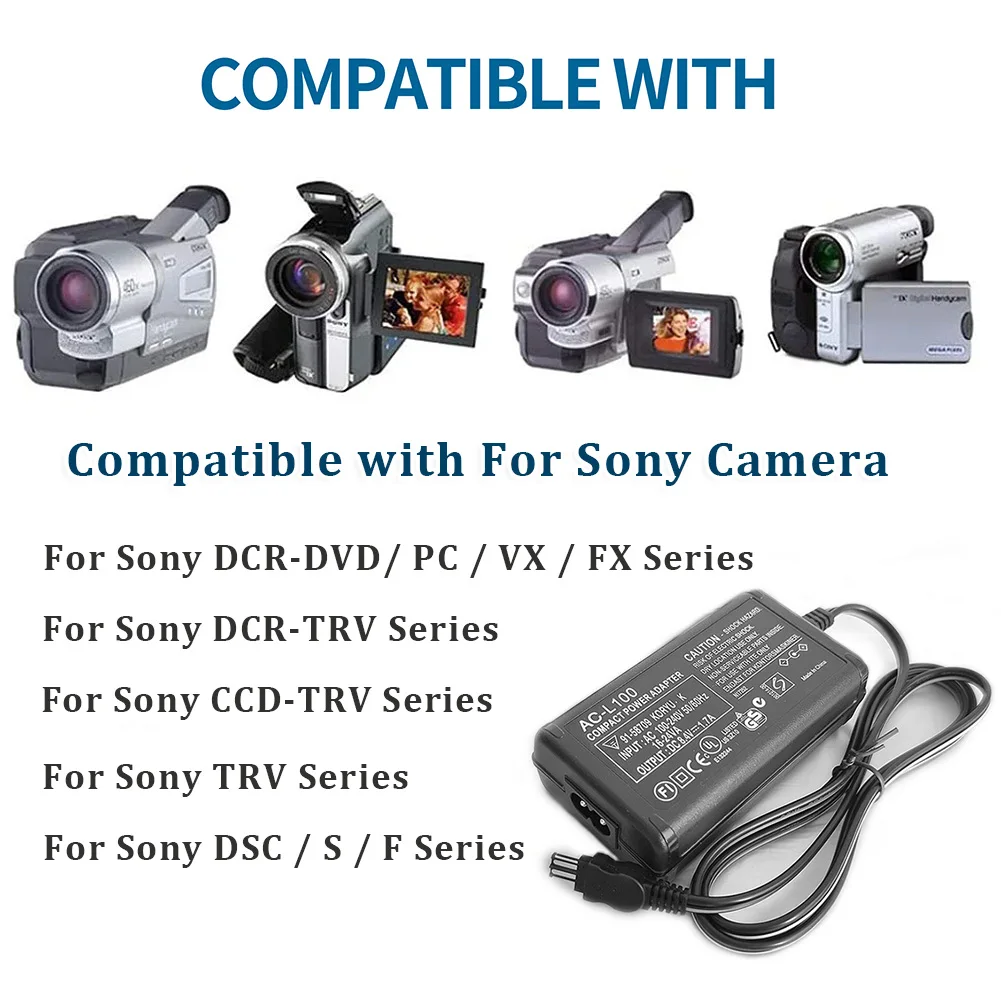 Фото AC-L100C для камеры Sony AC-L10A L10B L15 Адаптер питания NX100 AX2000 MC2500 HXR-NX3 CCD-TRV228 TRV615 PC104 MVC-FD200 HDR-FX7E №5