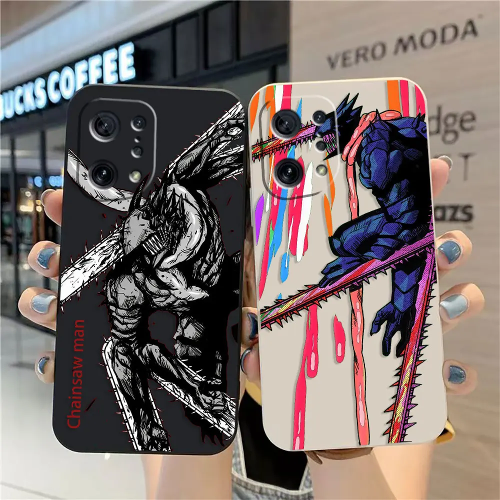 

Phone Case For OPPO OPPO FIND X5 X6 X3 X2 REALME 6 7 X7 X50 RENO ACE 2 4G 5G PRO Case Funda Cqoue Shell Capa DENJI Chainsaw Man