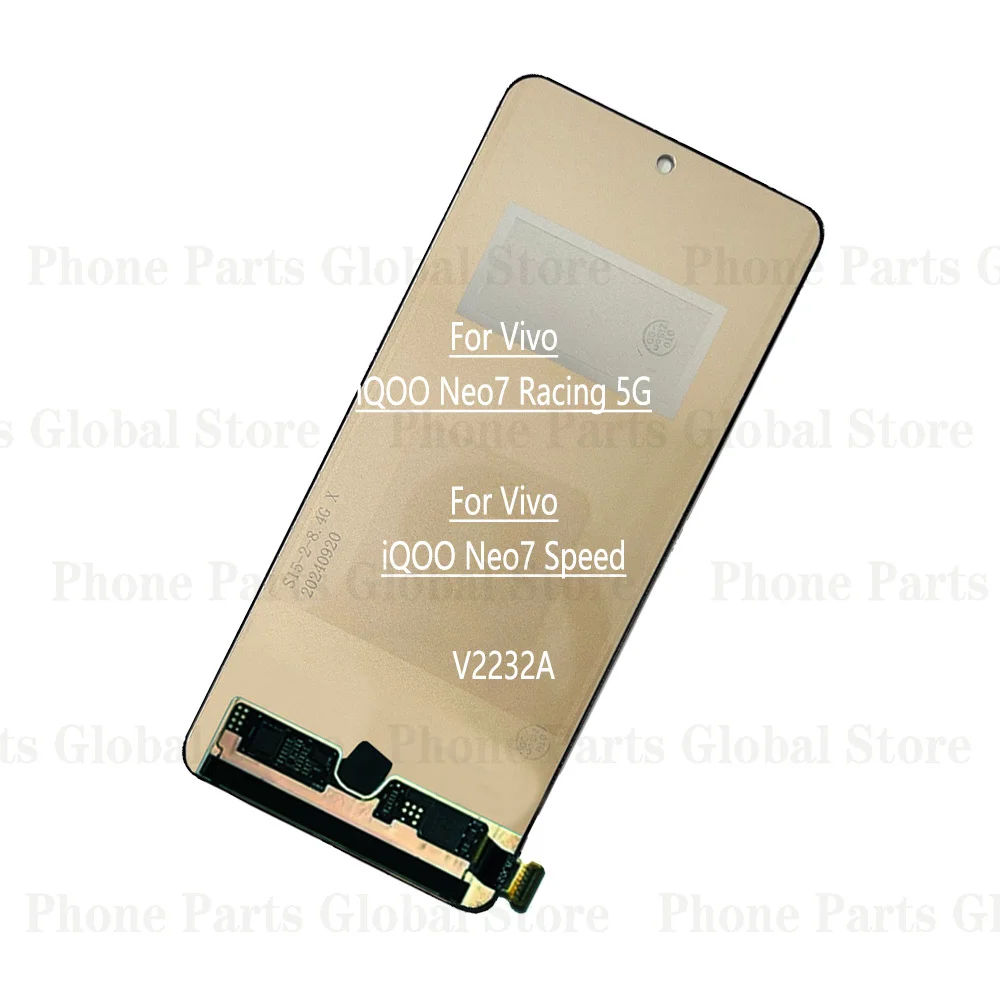 Фото AMOLED для Vivo iQOO Neo7 Racing 5G ЖК-экран V2232A ЖК-дисплей с сенсорным преобразователем и QOO Neo 7-скоростной ЖК-дисплей в сборе №4