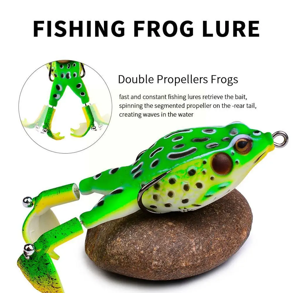 

Artificial Bait With Strong Penetrating Force Double-legged False Bait Fishing 13.5g Fishing Frog 9cm Lures Torpedo Tackle I6G1