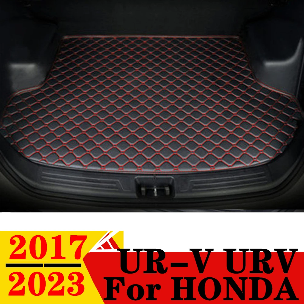 Коврик в багажник автомобиля для Honda UR-V URV 2023 2022 2021 20 2019 2018 2017 плоский боковой