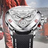 new quartz wristwatches personality fashion triangle watch mens sports waterproof multi function watch men relogio masculino