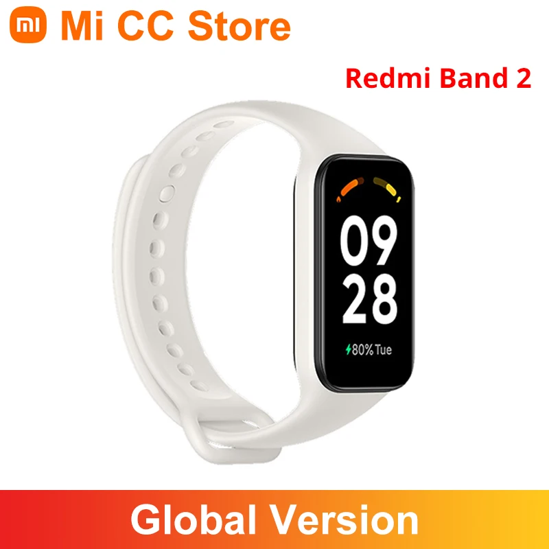 

Браслет Xiaomi Redmi Band 2, измерение пульса и уровня кислорода в крови, экран 1,47 дюйма