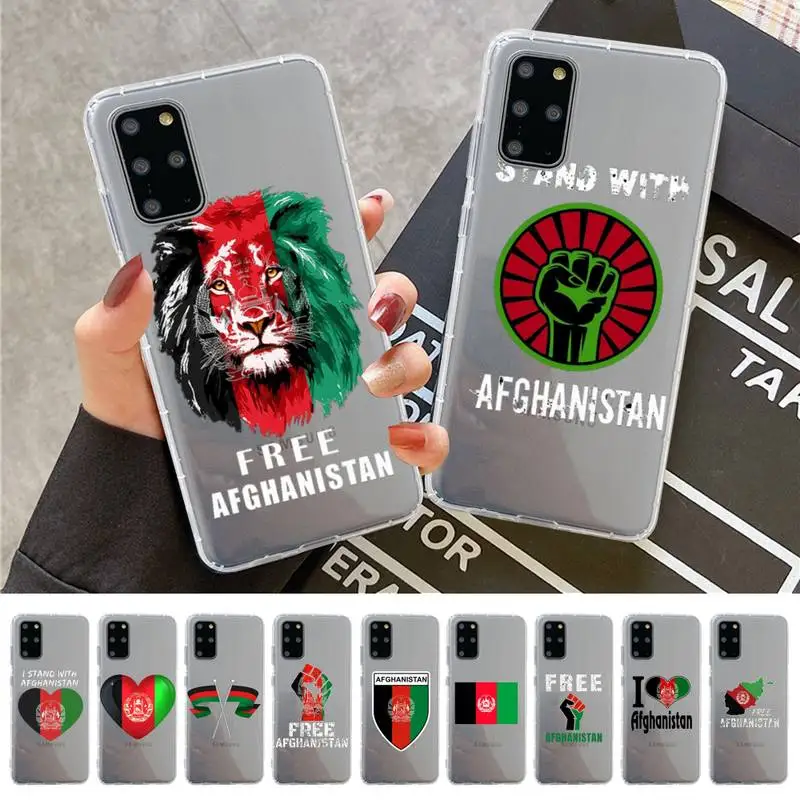 

Afghanistan flag Phone Case for Samsung A12 21 30 31 51 52 70 71 for Redmi8 9 10 for Honor10 70 50 Clear Case