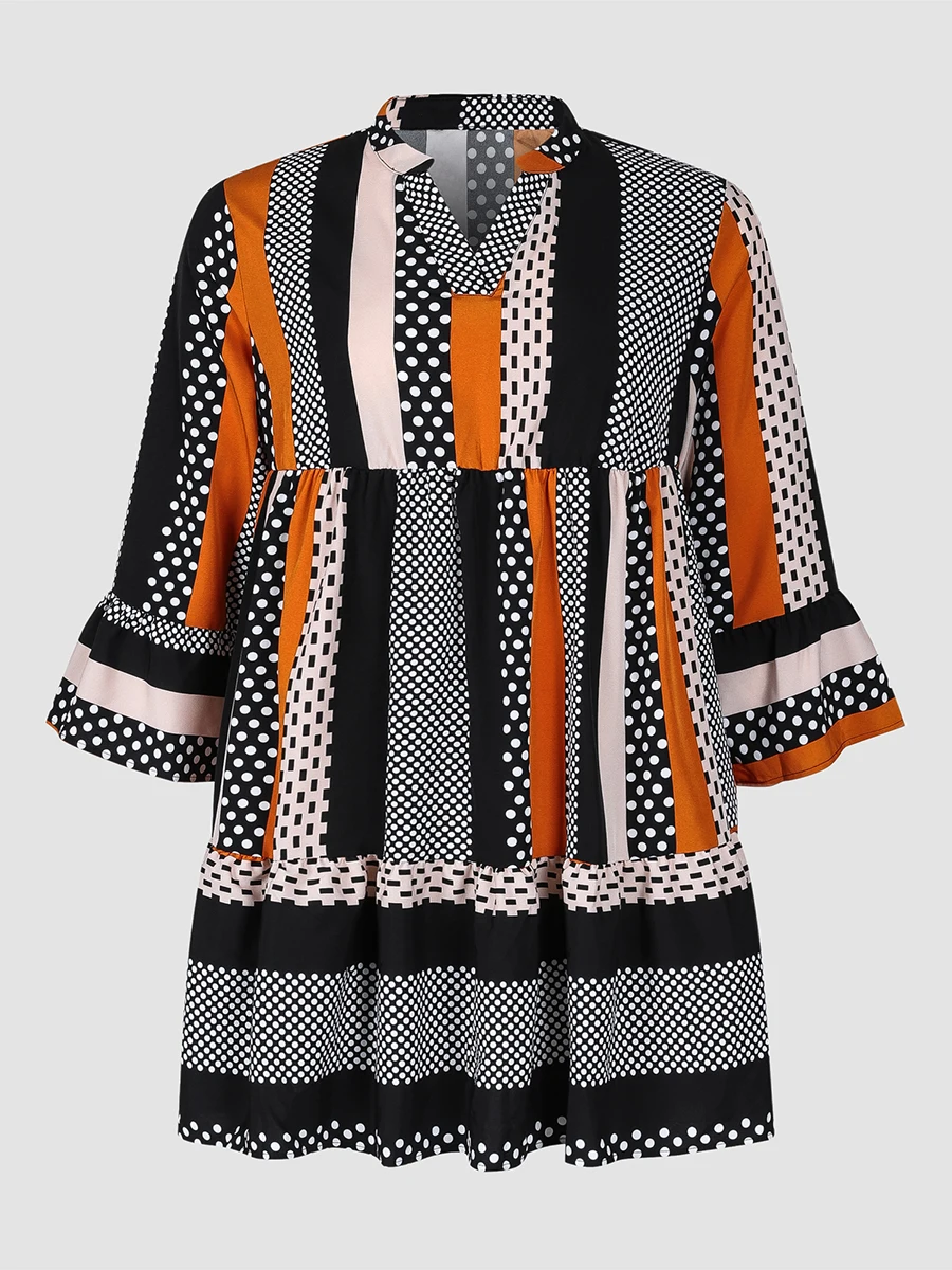 

Женское платье с винтажным принтом, вечернее платье Finjani размера плюс для женщин, Осень-зима 2023