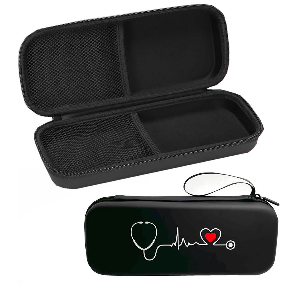 Портативный чехол для стетоскопа из искусственной кожи с сетчатым чехлом