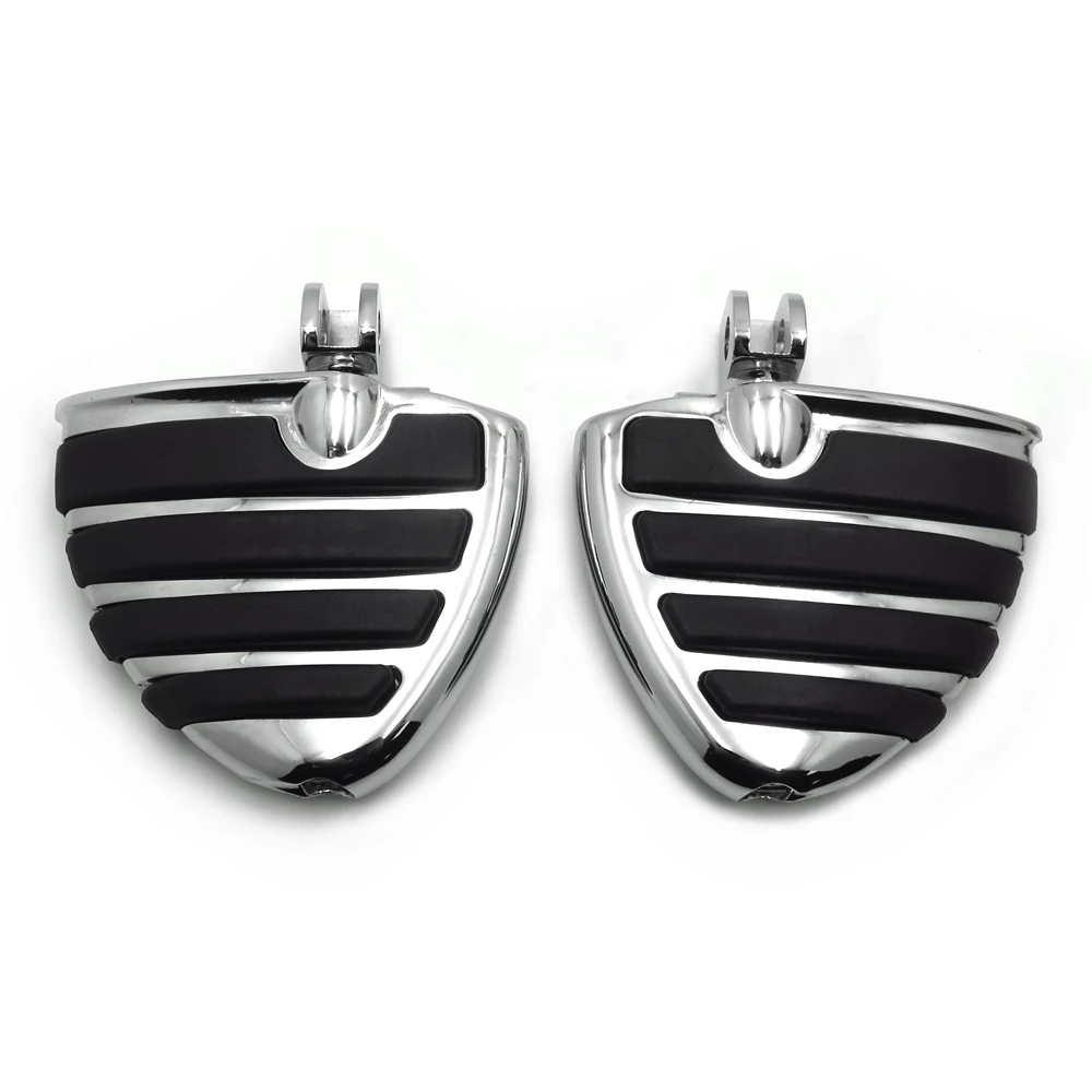 Для Kawasaki Vulcan 1500 A/B MEAN STREAK 800 Classic Wing Billet Задняя подножка хромированная Aftermarket бесплатная доставка мотозапчасти.