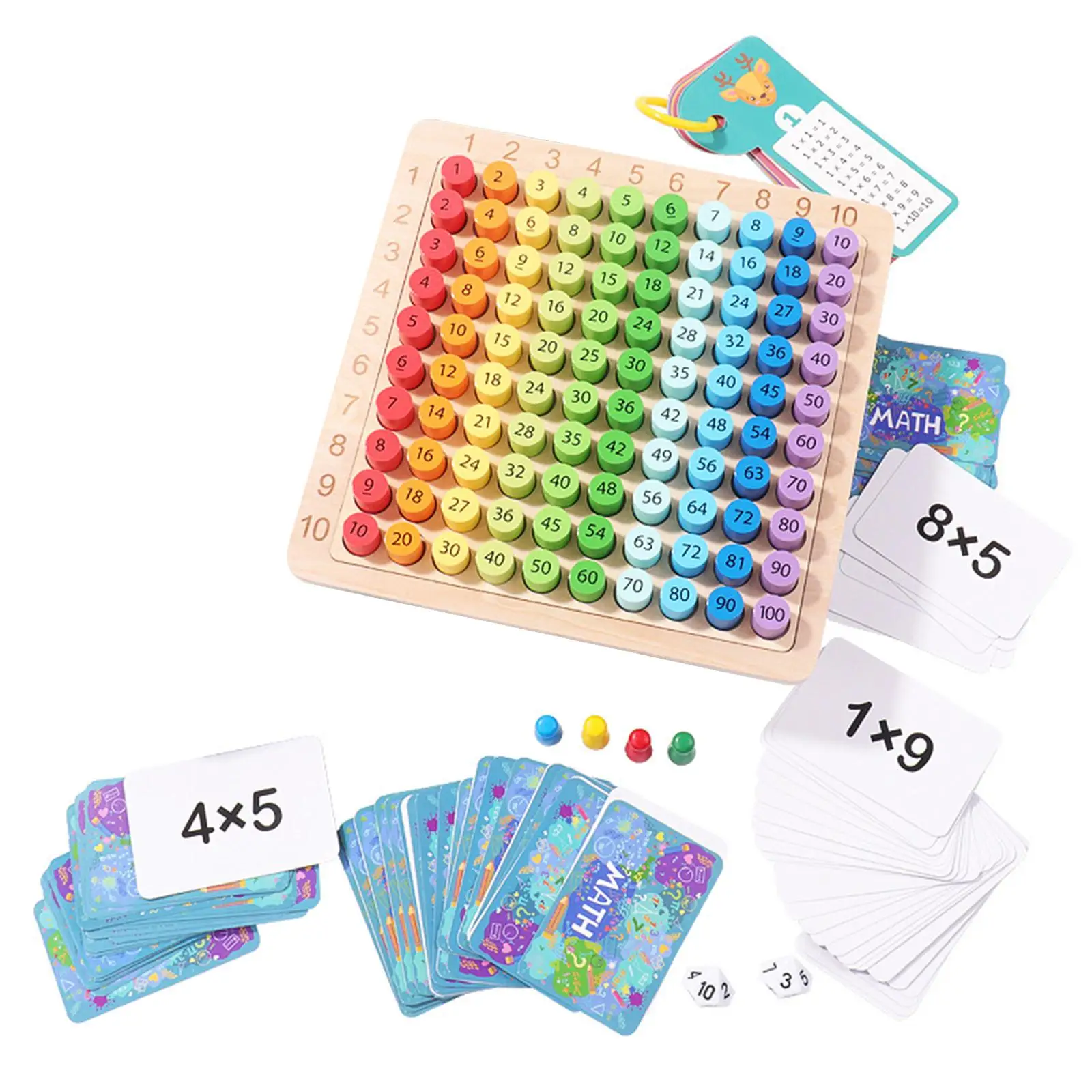 

Multiplication Board Game Math Education Materials Counting for Teaching