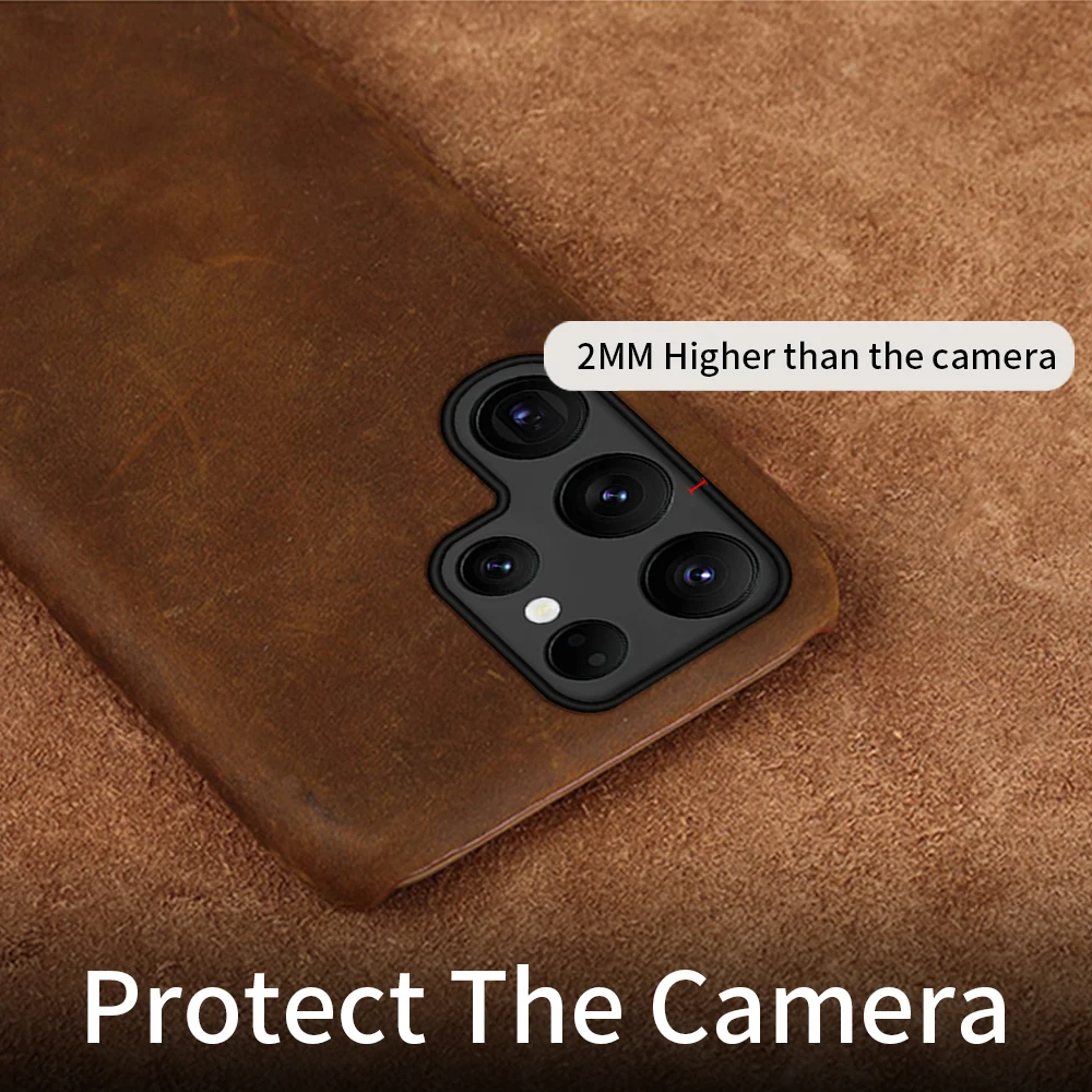 genuine pull up leather phone case for samsung galaxy s21 s22 ultra s20 s21 fe s8 s9 s10 plus note 20 10 9 a52 a51 a71 a52s 5g free global shipping