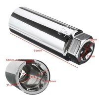 universal 22mm drive oxygen sensor removal socket wrench tool offset removal tool vehicles car 12 inch chrome silver