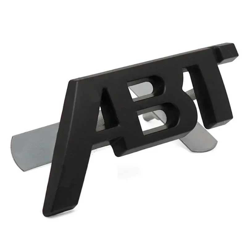 

3D Металлический ABT Логотип Передняя решетка Боковое крыло Значок задней багажника Эмблема багажника Автомобильная наклейка для VW Audi A3 A4 A5 A6 A7 A8 Q3 Q5 Q7 TT RS