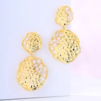 jimbora romantic luxury big pendant earrings for women wedding cubic zircon cz engagement indian earrings for women