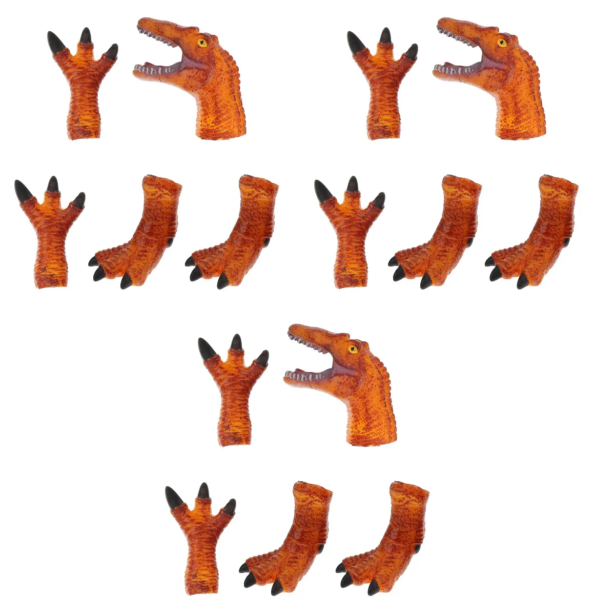 

Puppetfinger Claw Toy Hand Puppets Kids Gloves Toys Animal Velociraptor Baby Interactive Rubberstory Tips Time Party Prizes Arm