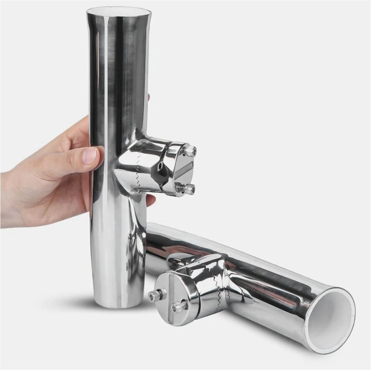 2 шт. держатель для удочки морской лодки из нержавеющей стали с зажимом на рейке