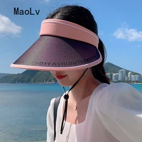 summer empty top hat anti uv breathable outdoor sun hats for women golf sport visor caps running fishing cap beach hat