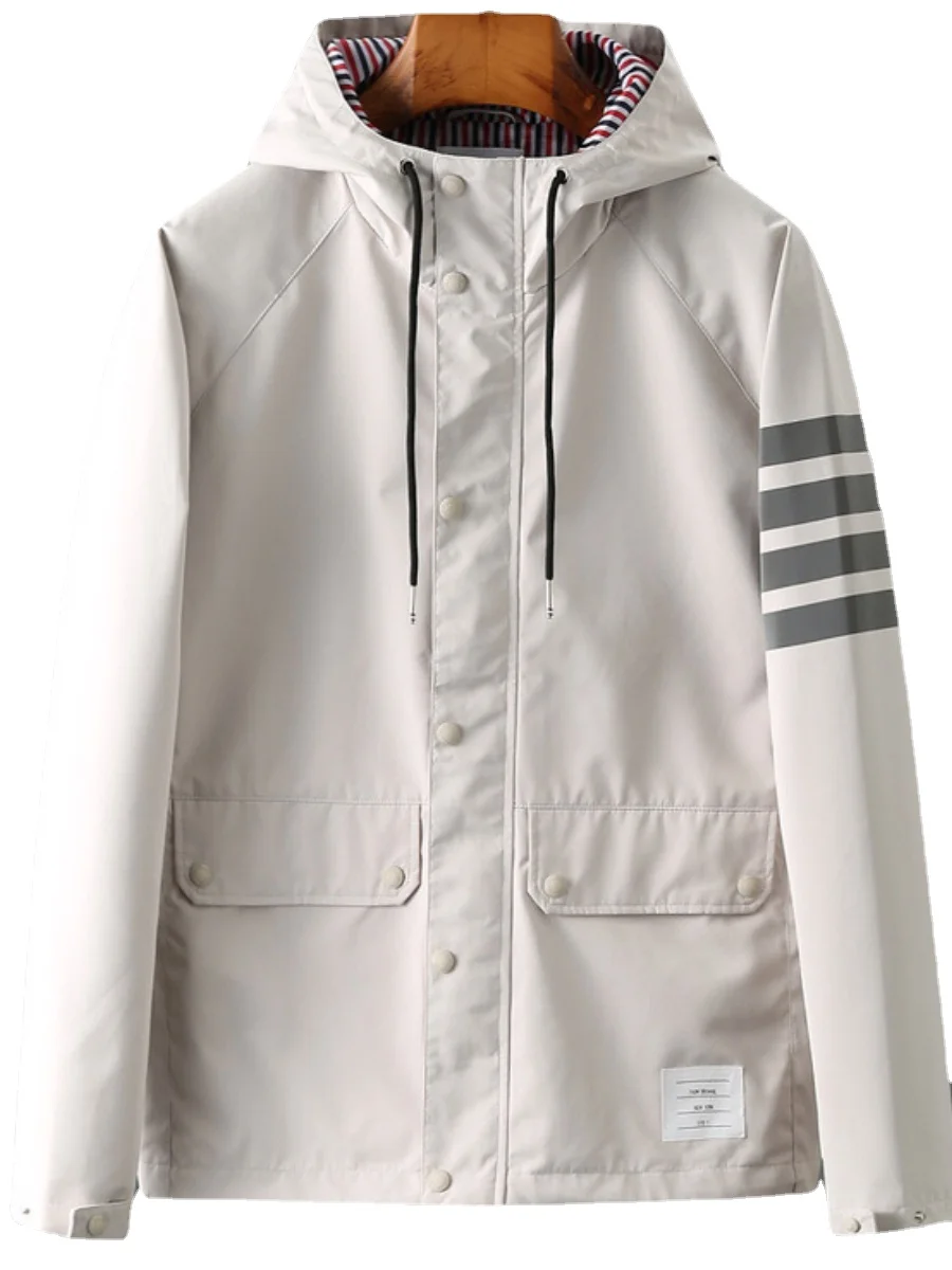 Мужская одежда мужская повседневная куртка с капюшоном модная в рабочем стиле