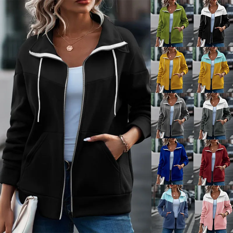 

2023 Autumn/Winter Long Sleeved Plush Sweater Jacket Top