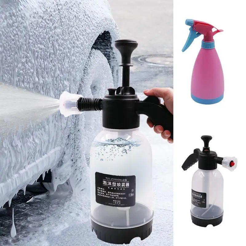 

Foam Cannon High Pressure Pump Sprayer Handheld Foam Cannon Auto Cleaning Water Bottle Atomizer For Car Detailing Wash Supplies