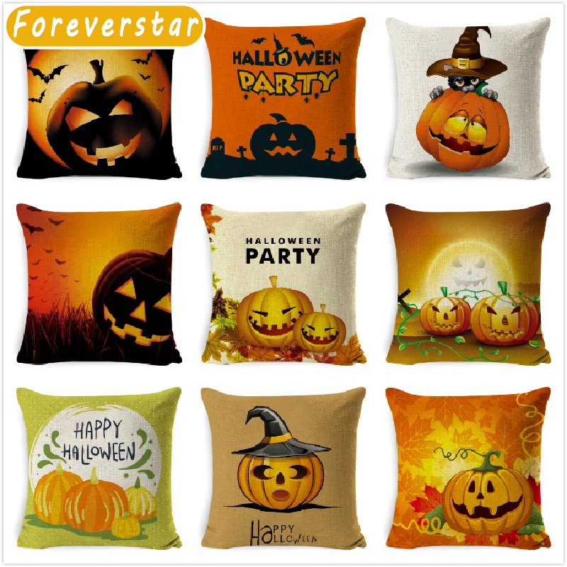 

Halloween Pumpkin Pillow Cover Cushion Case pillowcase decorative pillows decorative Square cushion covers for sofa
