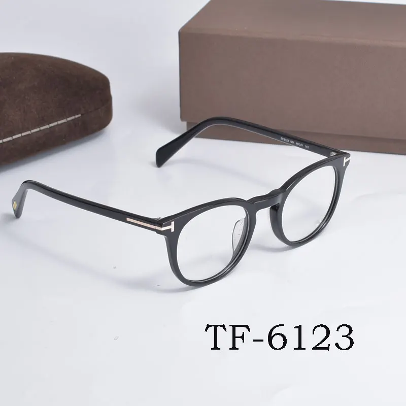 

Tom For Man Optical Eyeglasses Frames Forde Fashion Small Face Round Women Reading Myopia Prescription Glasses TF6123 With Case
