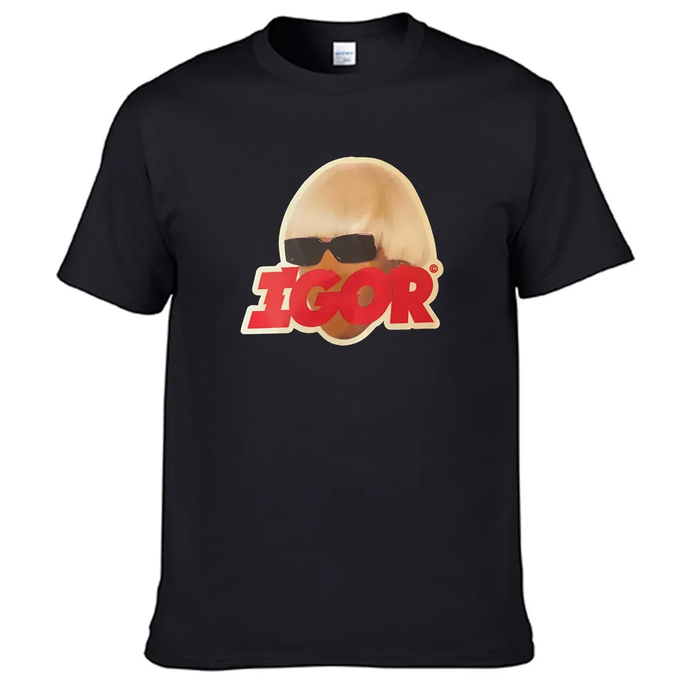 

Golf Wang Igor Rapper Hip Hop Music Men Women Summer 100% Cotton Black Tees Male Newest Top Popular Normal Tee Shirts Unisex
