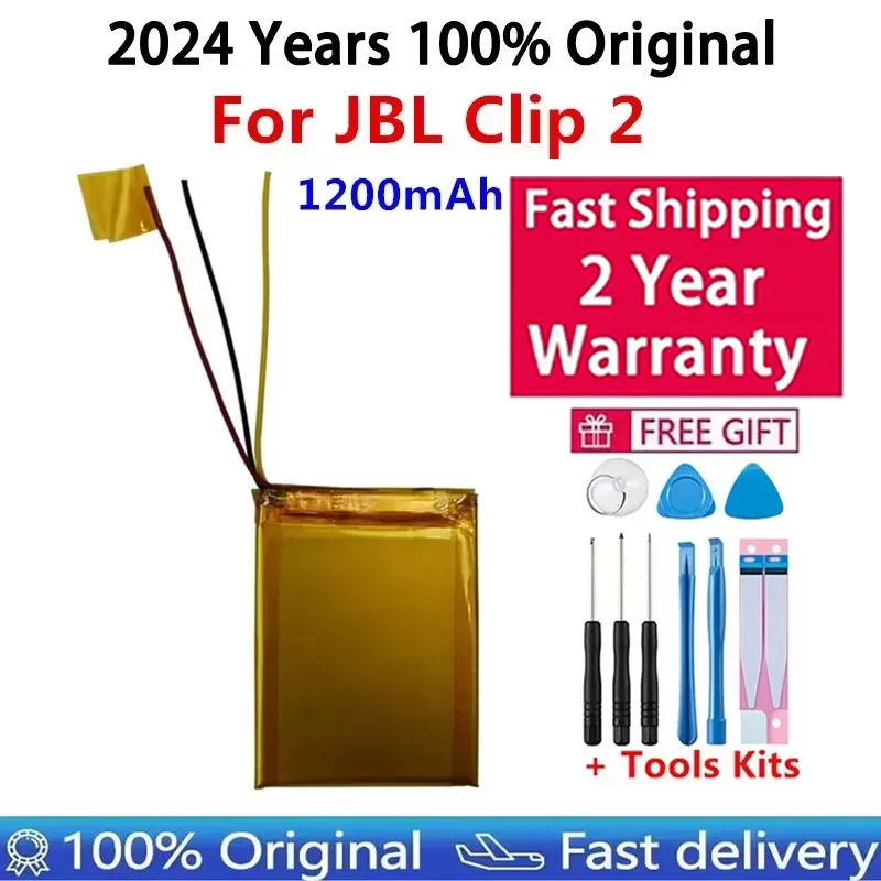 Аккумулятор GSP 1200 мАч 383555 Для JBL Clip 2 AN CLIP2BLKAM CS056US P 04405201 Батарейки для динамиков