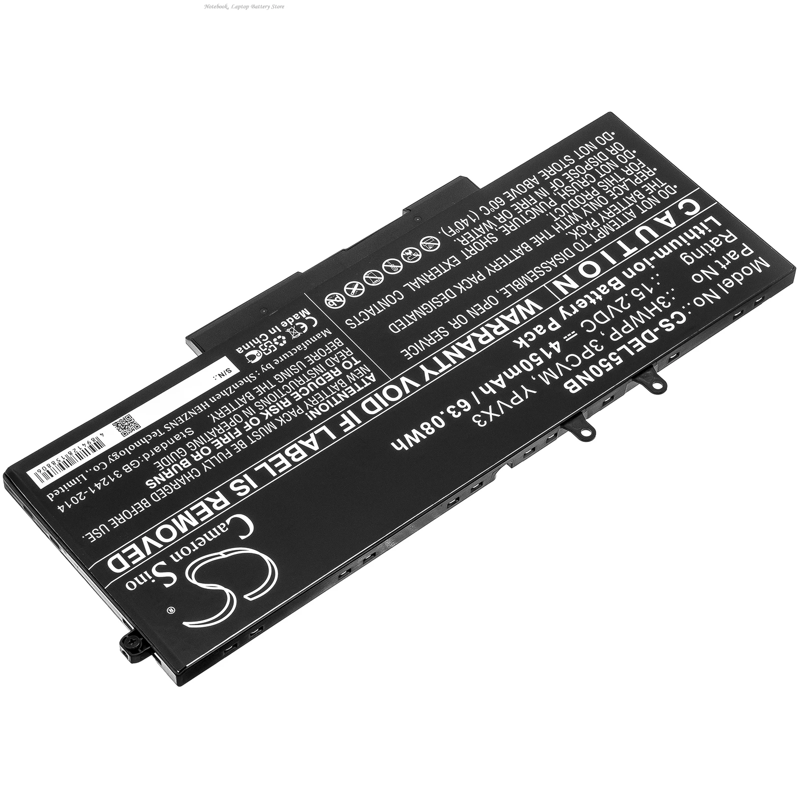 Аккумулятор для ноутбука DELL Latitude 14 5410 08T9X HRKV6 S001L 15 2 В 4150 мАч 541014 FR SS014L США 69FTR V8TT4 27VWJ