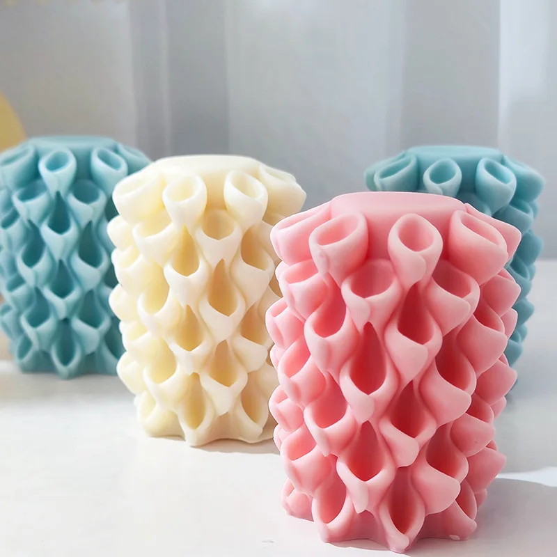 

Calla Lily Style Silicone Candle Mold Handmade scented candle tools Resin Gypsum Ice Cube Baking Mould Home Ornament Decor Gifts