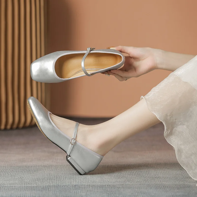 Women Vulcanized Shoes Soft Bottom Ladies Loafers Fashion Female Vintage Single   Casual Slip on Mary Janes Flats