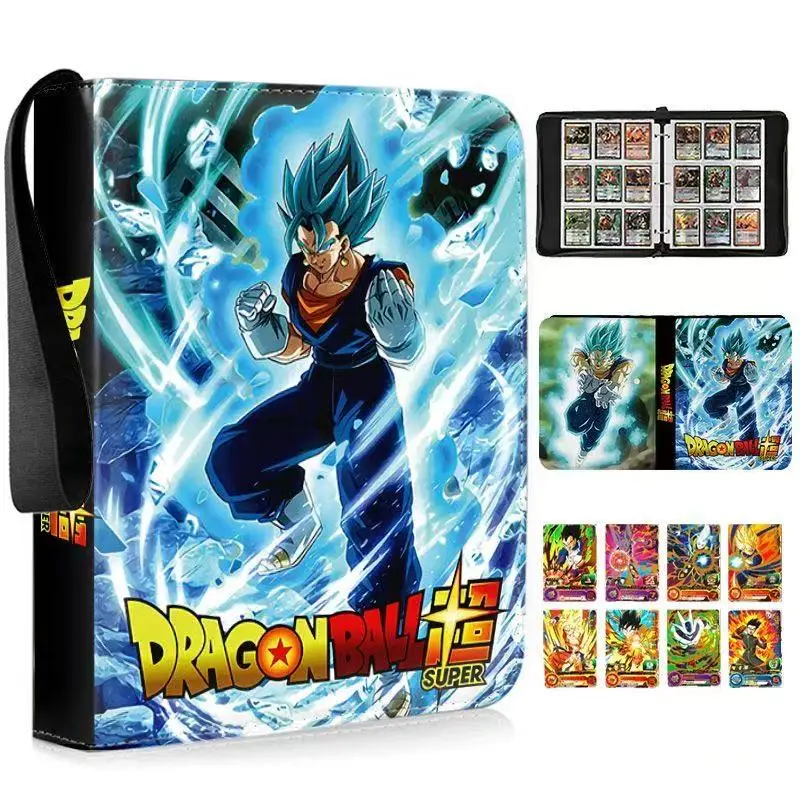 900 шт., папка для книг Dragon Ball Freeza, папка для книг на молнии, аниме Son Goku Vegeta, коллекция карт на молнии из искусственной кожи, альбом, игрушка в подарок (art.: 3920d112702cc) - 3920d112702cc