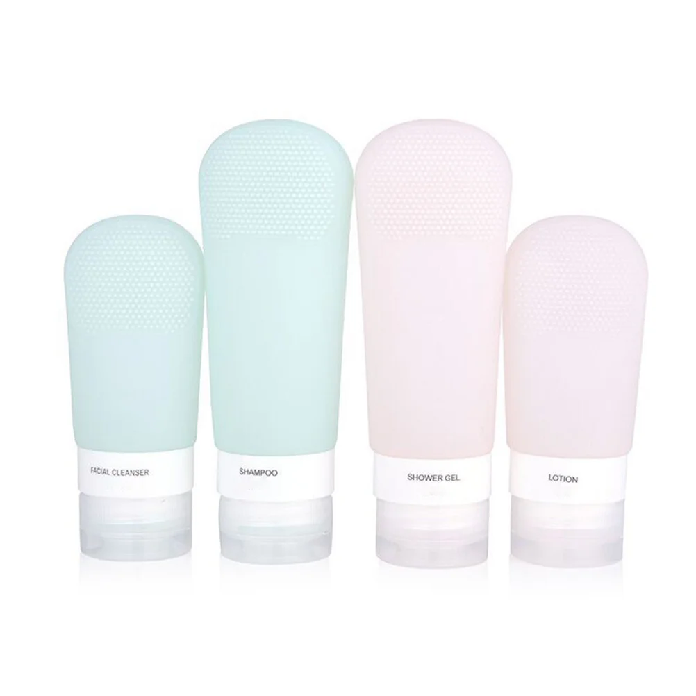 

2 PCS Silicone Travel Bottle Refillable Bottles Disposable Accessories Containers