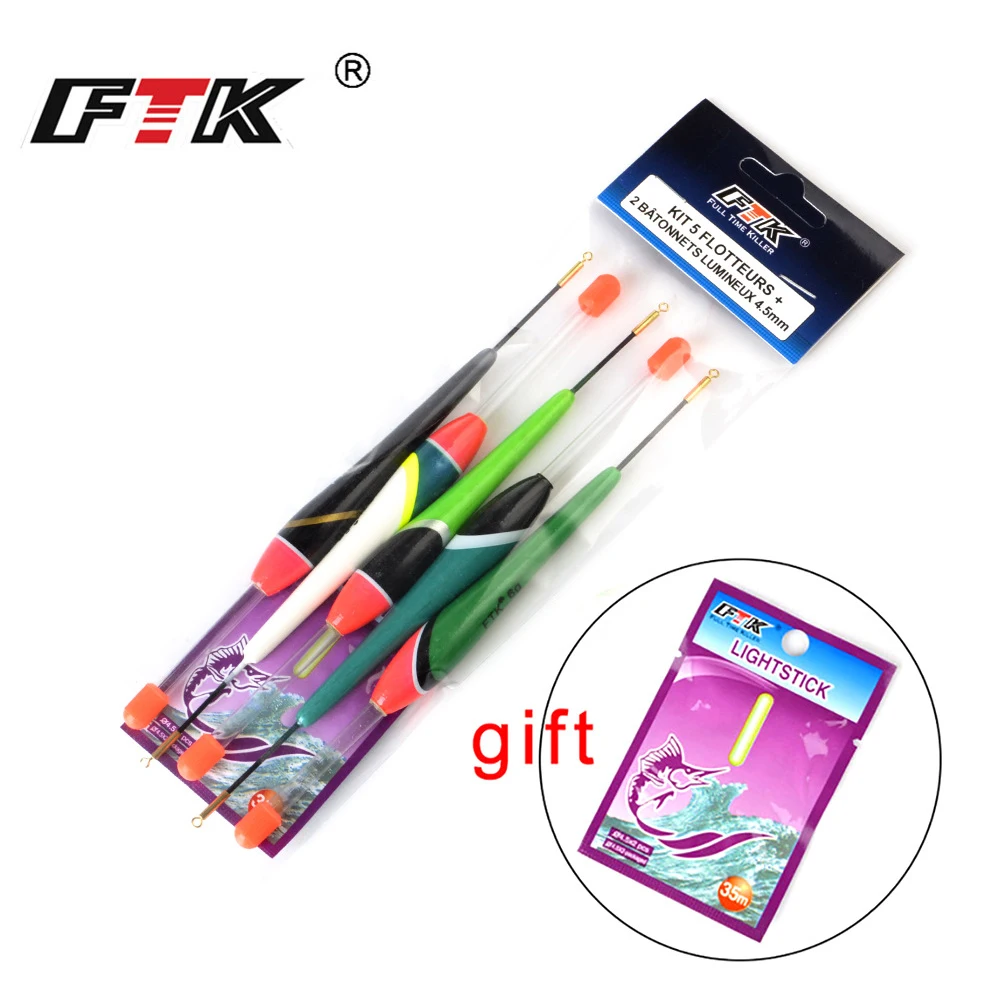 

5 шт. модная скользящая трубка для дрифта разных размеров, уличсветильник световой индикатор, поплавки, рыболовная приманка, поплавок