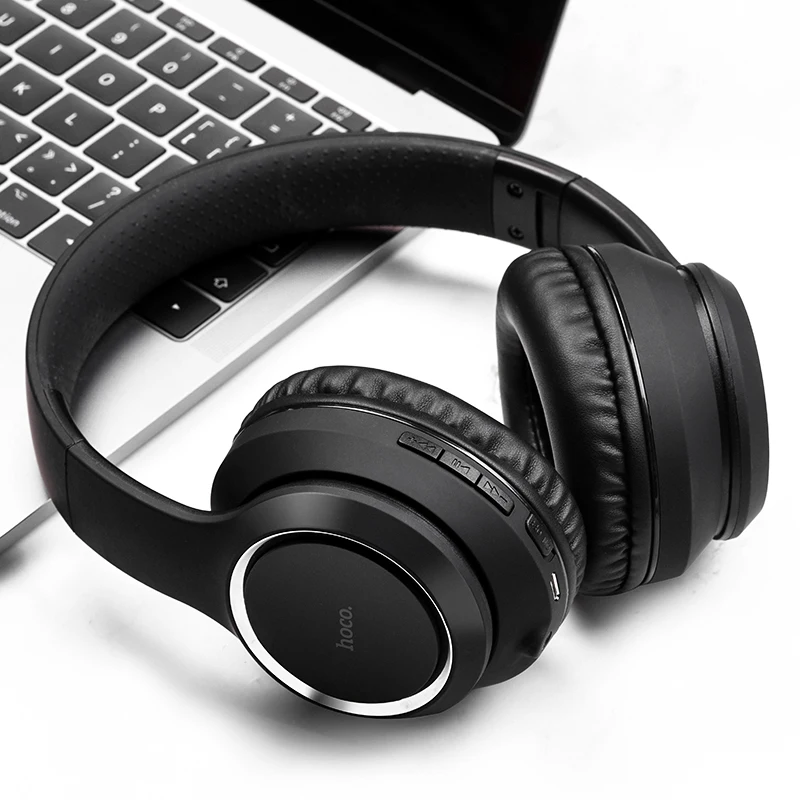 

HOCO W28 Fun Move BT Headphones, Call, Listen to Music, Support Bluetooth, TF Card, AUX Mode, Suitable For iPhone Xiaomi
