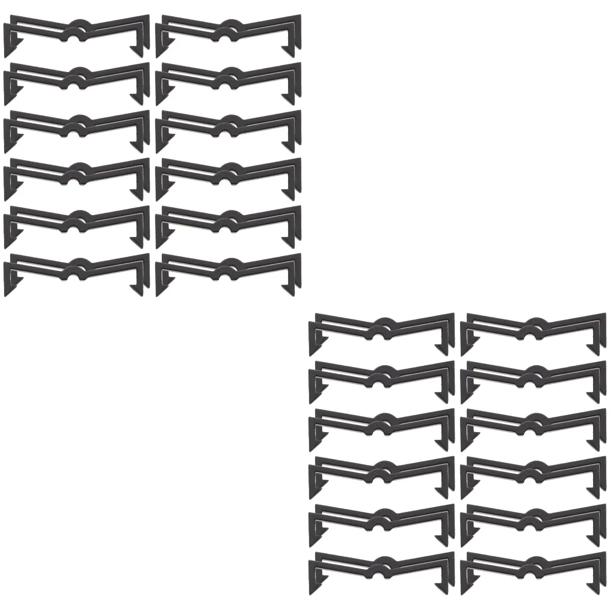

Крюк для пегборда, зажимы для крючков, зажимы, блокирующие фиксаторы, зажимы, черный Безопасный зажим для розничного магазина, стоп-держател...