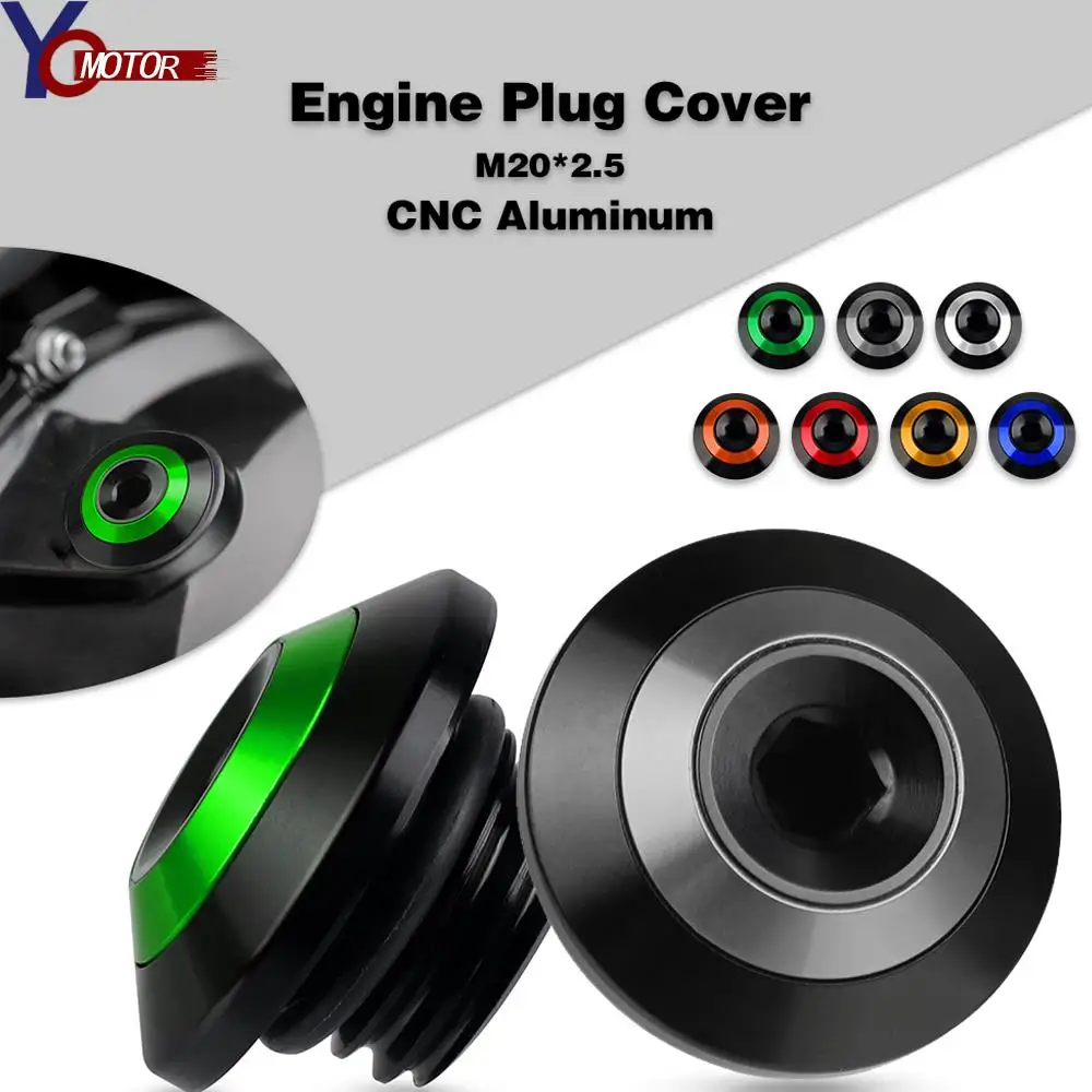 

M20.2.5 Oil Filter Cup FOR KAWASAKI ER-6N Ninja 400 Z650 Z800 Z900 Z1000 Z1000SX Engine Oil Drain Plug Sump Nut Cup Plug Cover