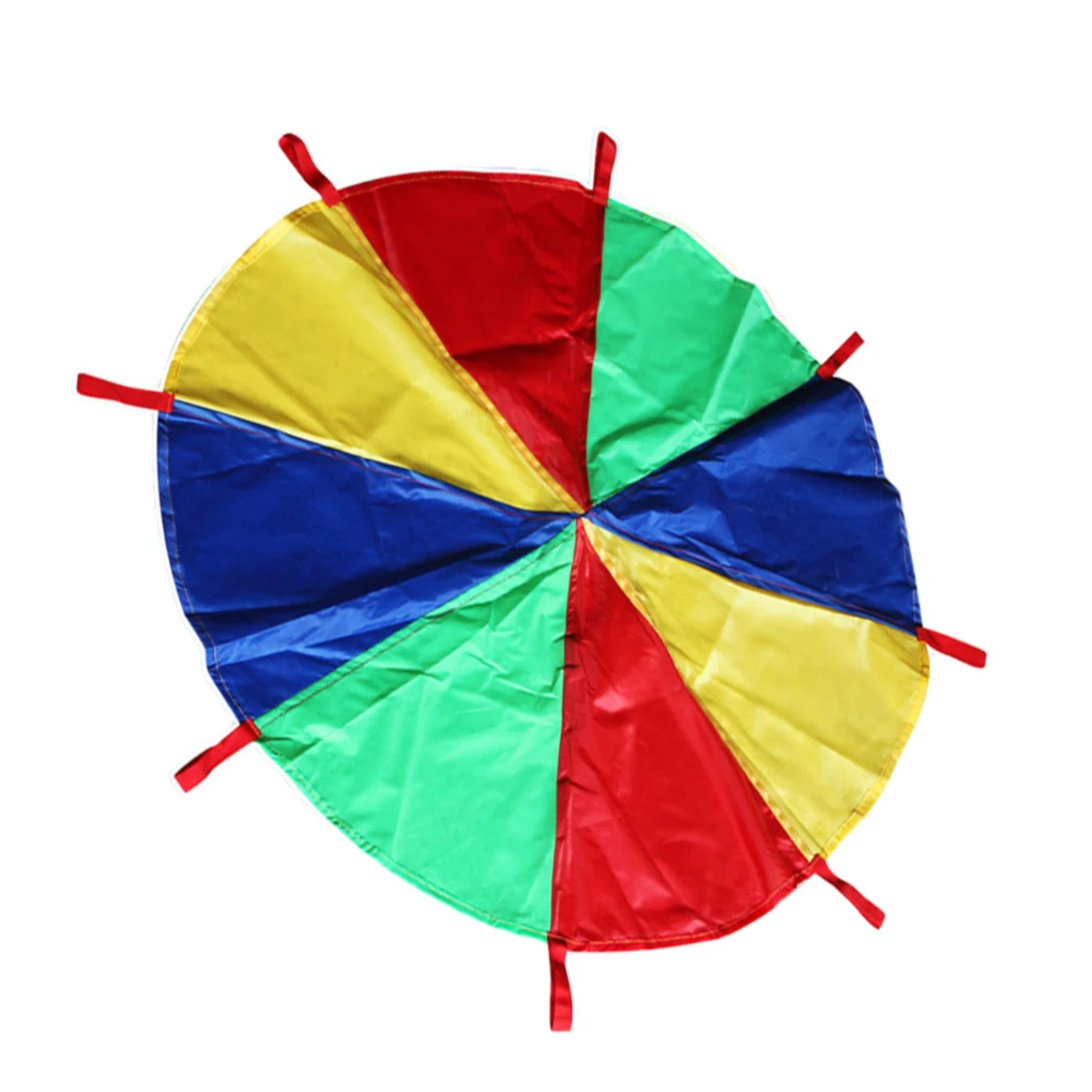 

Rainbow Umbrella Outdoor Play Colorful Exercise Tent Kids Educational Game Kindergarten Sports Toy 3 Meter