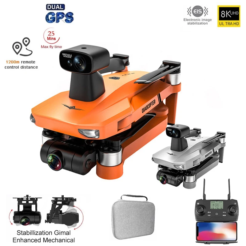 

Квадрокоптер Keuhz KF102 MAX складной с GPS, 4k, 8K, HD-камерой