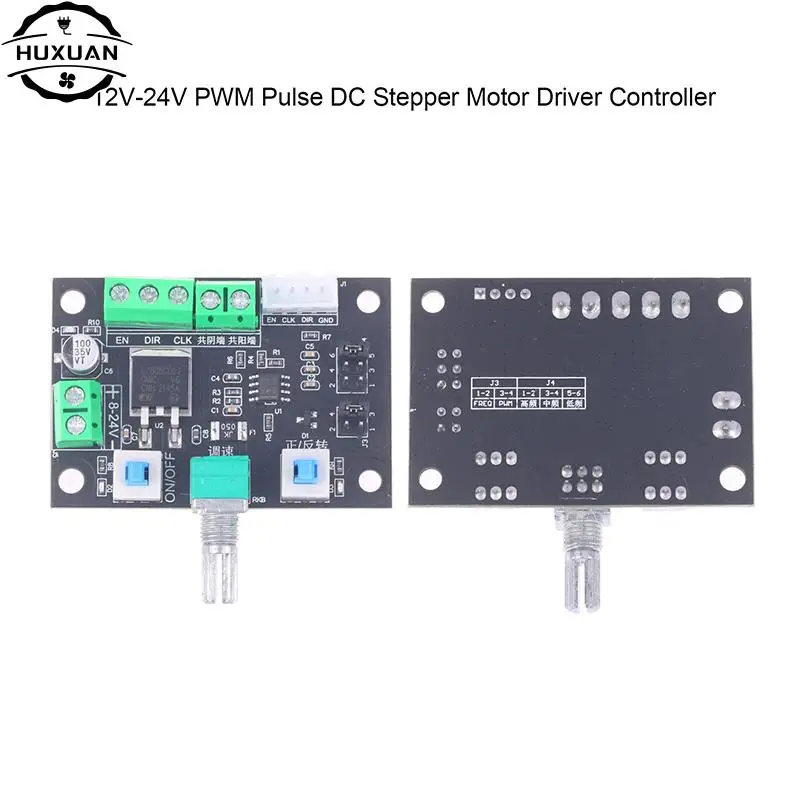 

Модуль головного устройства шагового двигателя 12 В 24 В постоянного тока для контроллера шагового двигателя, регулятор скорости 8 ~ 24 В