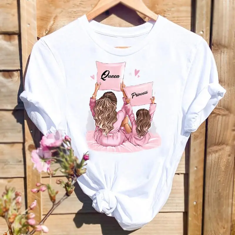 

Women Watercolor Mom Mother Mama Trend Graphic T Top 2022 Print T-shirts Fashion Short Sleeve Summer Shirt Female Tee T-Shirt
