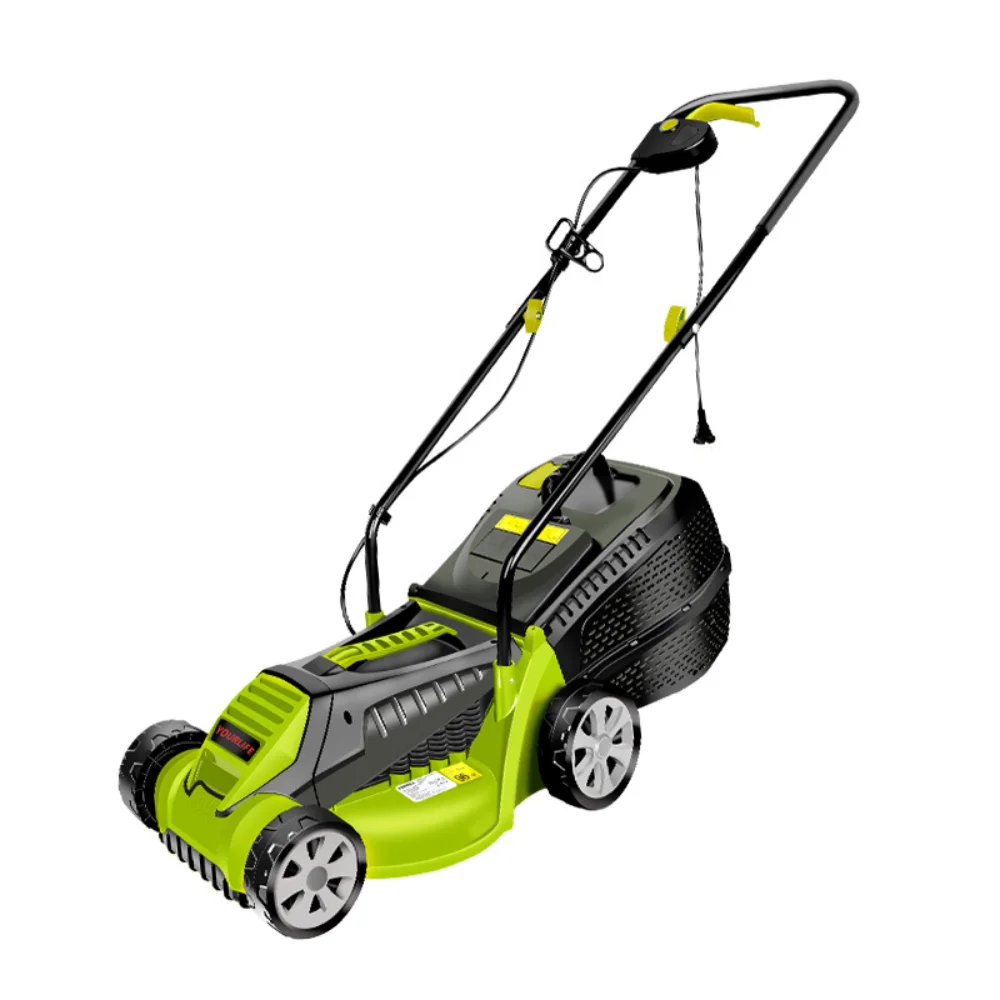 

1600W Powerful electric mower lawn mower hand-pushed electric household mower lawn 220v