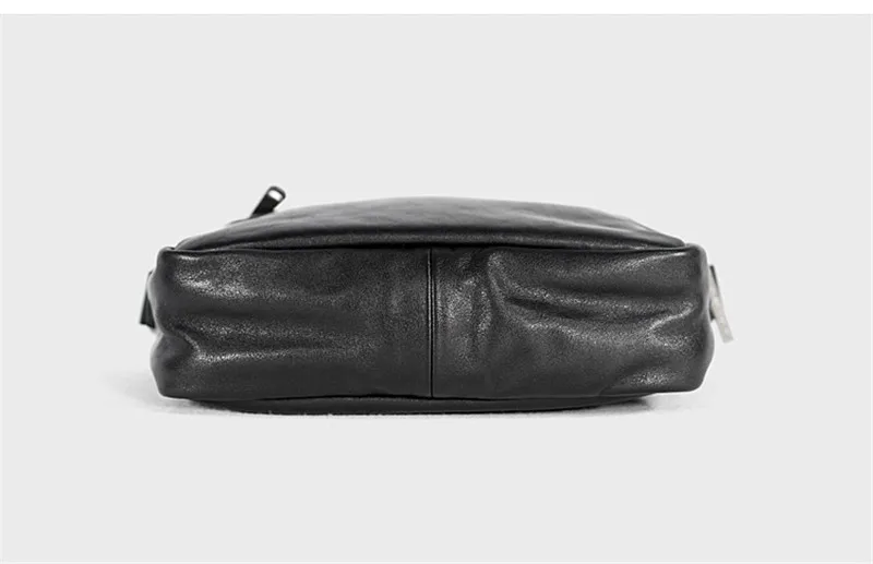 Casual high-quality genuine leather men's shoulder bag outdoor business travel designer luxury real cowhide work messenger bag