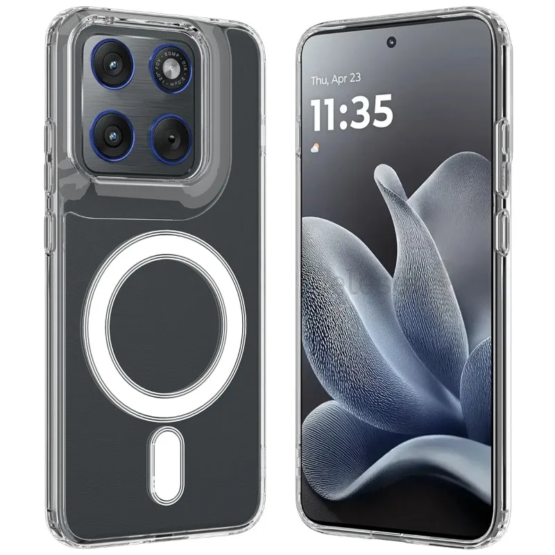 Фото Акриловый чехол для Motorola Moto Signature XT2603-2 5G Edge 70 Ultra X70 Air Pro, магнитный, для Magsafe, прозрачный, противоударный чехол для телефона №1