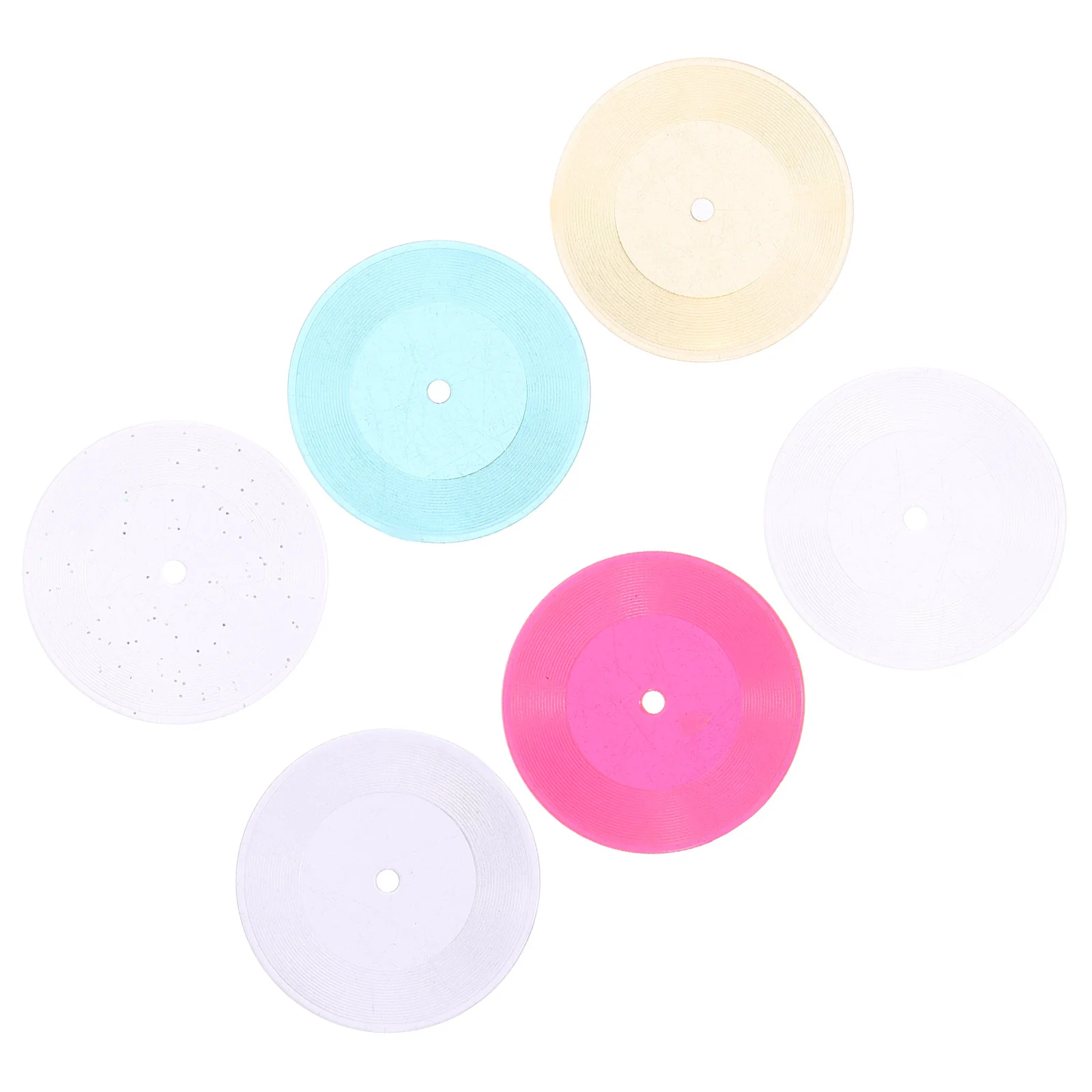 6 шт. мини-модель пластинок игрушка фонограф аксессуары для дома макет