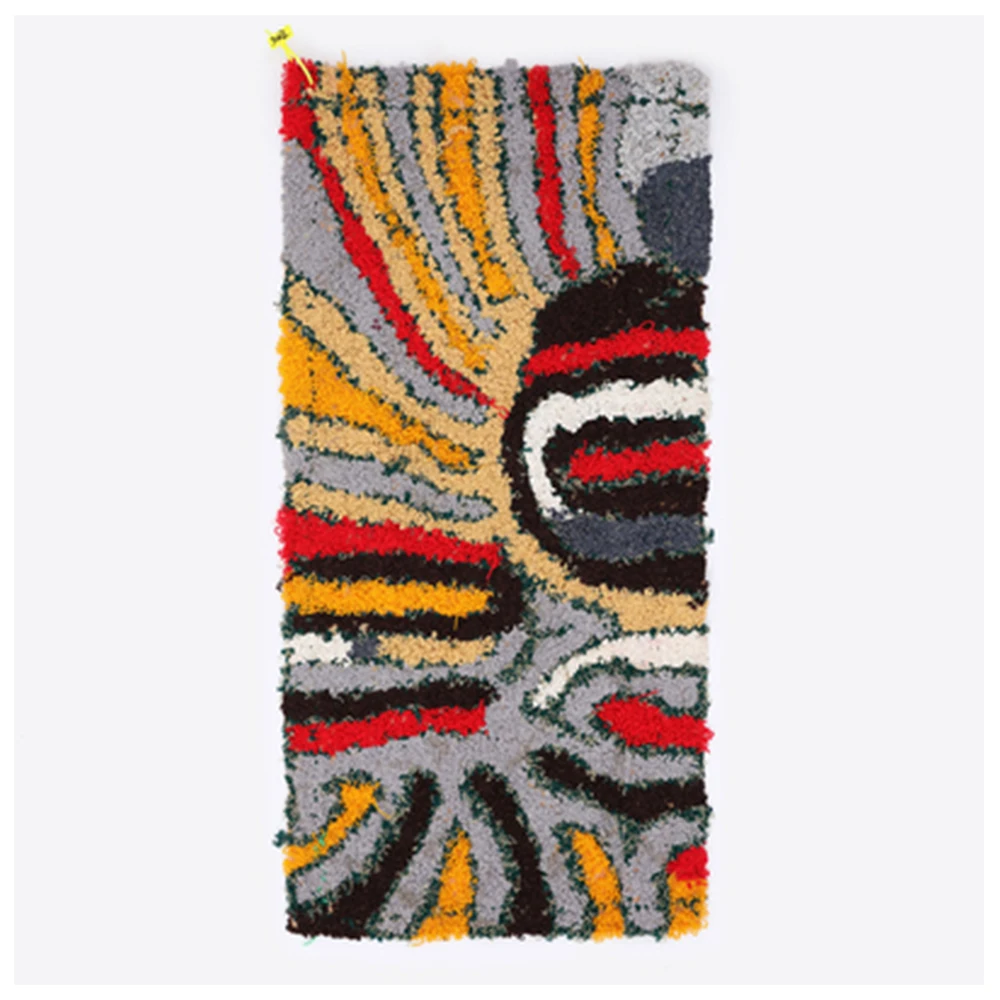 

Adults crafts Latch hook rug kit for adults Carpet embroidery with printed pattern Latch hook mat do it yourself kit Bag making