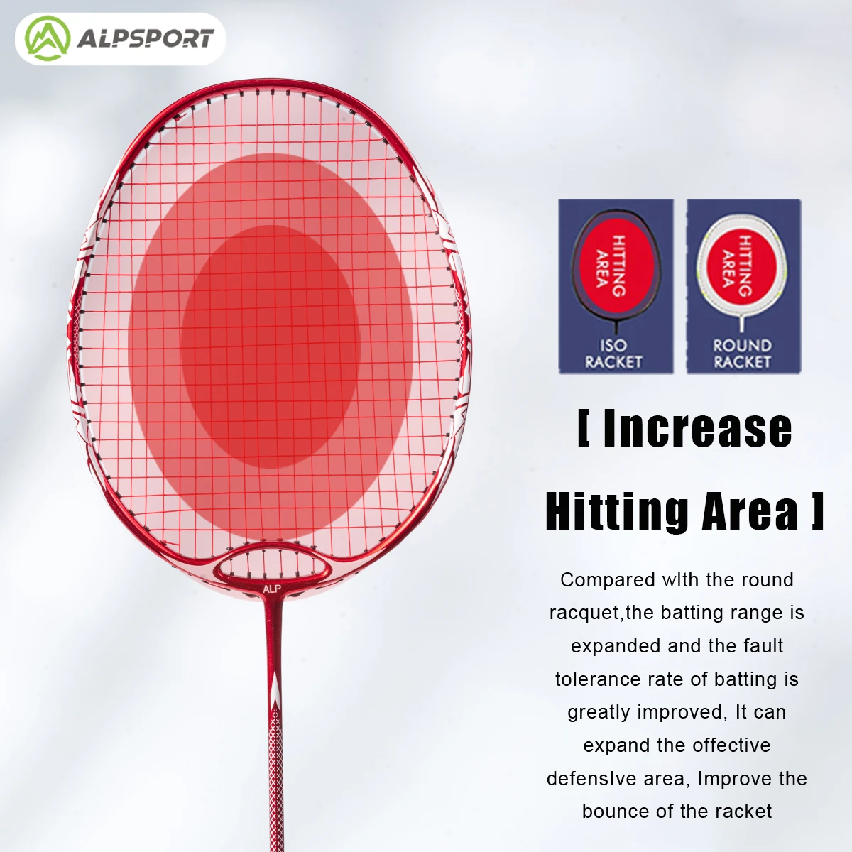 Фото Alpsport ZY 4U Эластичный и прочный Легальные и оригинальные Ракетки для бадминтона Максимальный вес 38 фунтов (Включая сумку и струны) Профессиональная ракетка для бадминтона из углеродного волокна + титан №3