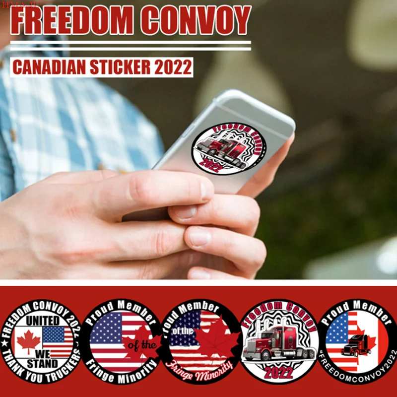 

Наклейка Freedom Convoy UNITED WE STAND-Различные размеры бахрома